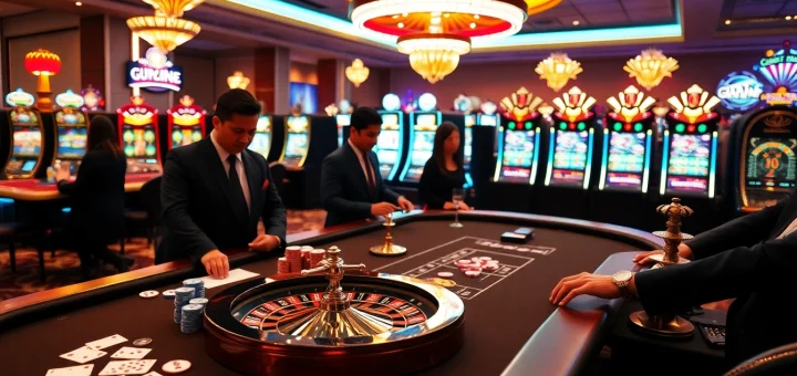 S666hn.com features a thrilling casino scene with poker chips, playing cards, and roulette wheels.