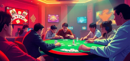 Engaging online gaming scene showcasing popular card games at topgamebaidoithuong.mx with excited players.