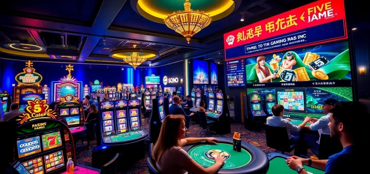 Engaging online gaming experience at dittytalk.com featuring vibrant casino games and lively players.